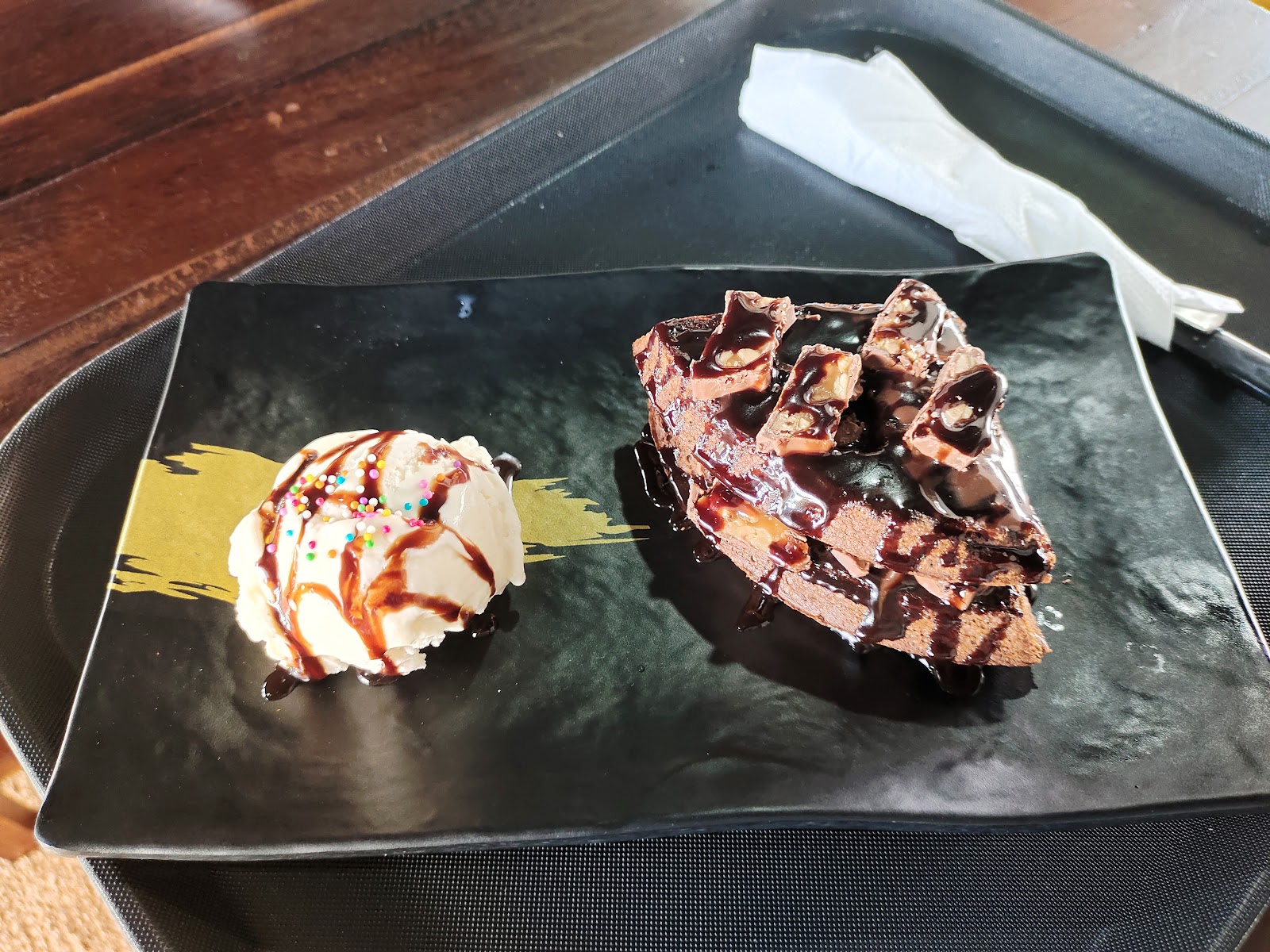 Nutty Chocolate Waffle